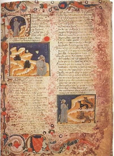 unknow artist Dante Codex oil painting image
